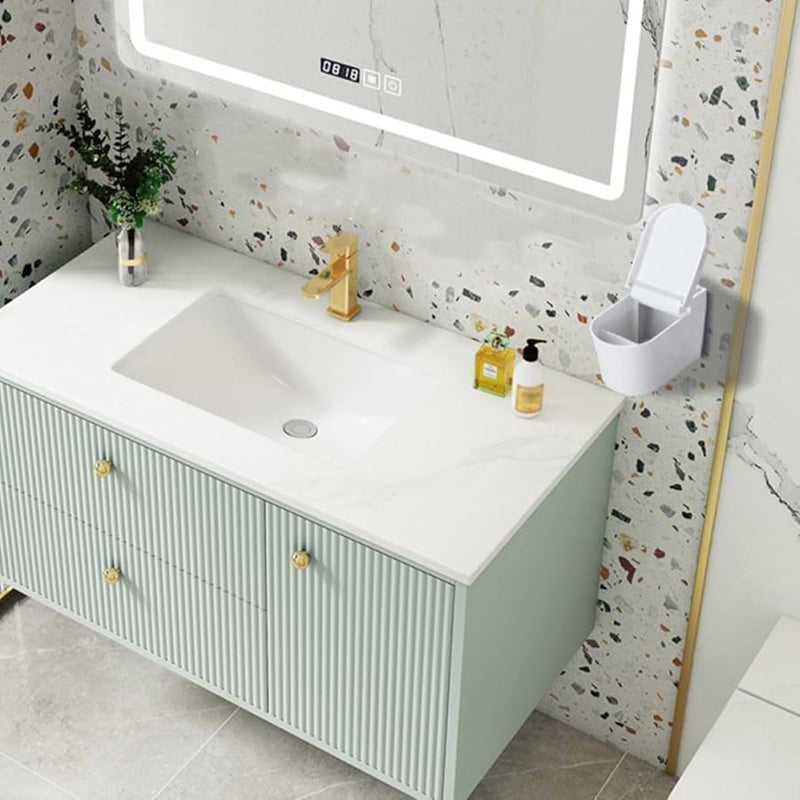 منفضة سجائر بيضاء بدون دخان مثبتة على الحائط مع غطاء للاستخدام في الحمام والمكتب والداخل - Image 5